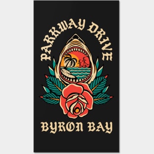Parkway Drive Merch Byron Shark Posters and Art
